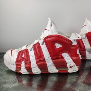Nike Air More Uptempo 'White Red' Mens 10